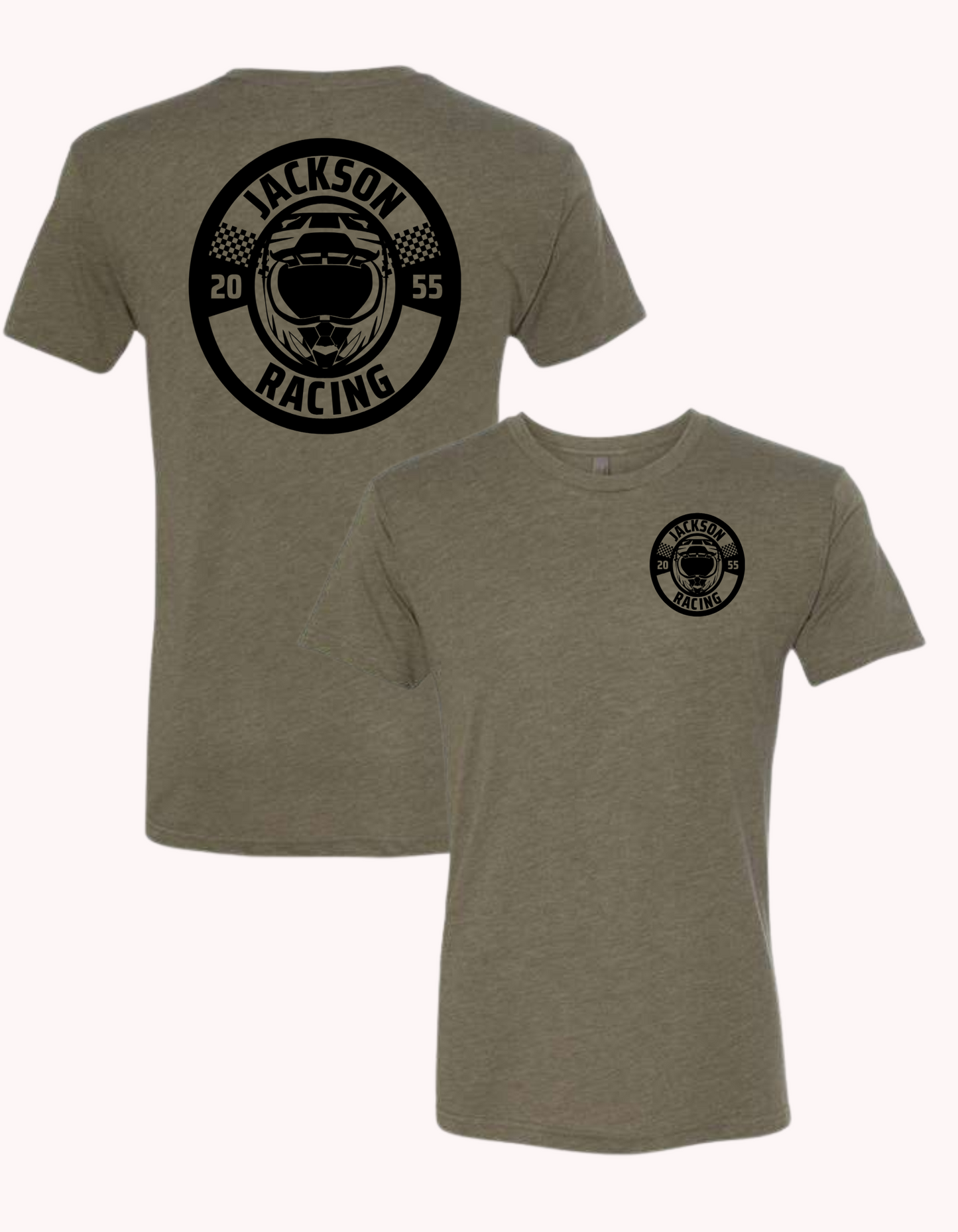 Jackson Racing- Triblend Tshirt Military Green