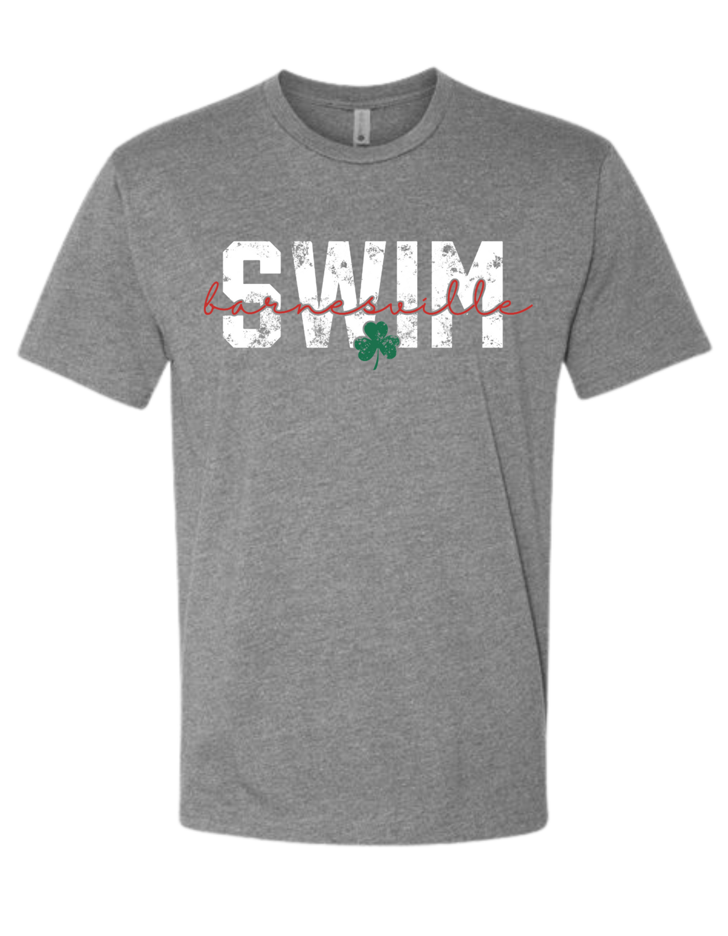 Barnesville Swim - Next Level Grey Tri-Blend Tee V12