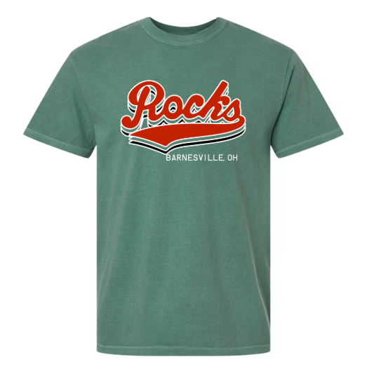 Barnesville PTA - Comfort Colors Light Green Garment-Dyed Heavyweight T-Shirt