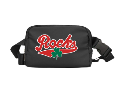 Barnesville PTA - Pennant Black Crossbody Bag