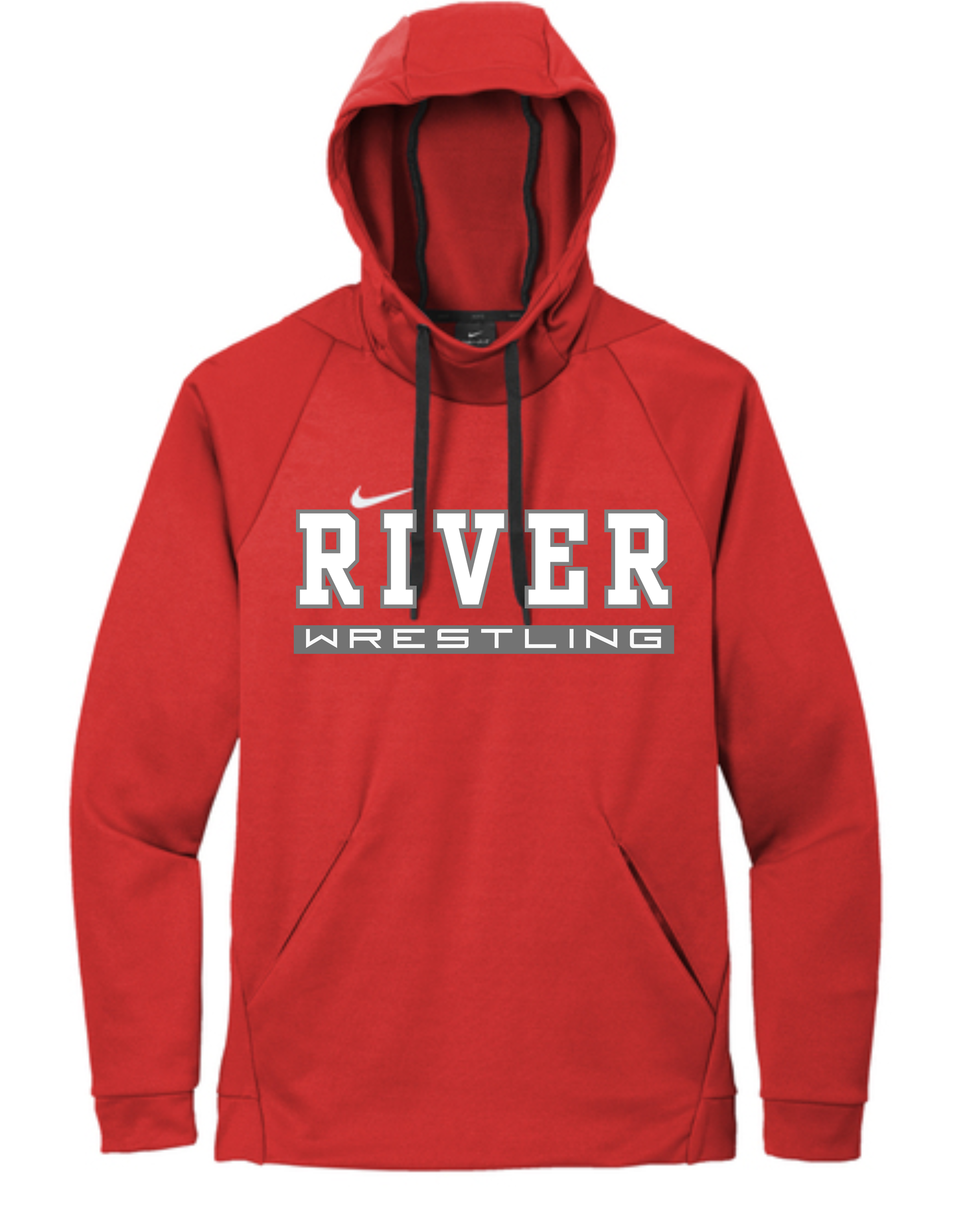 River Wrestling - Nike Red Therma-Fit Hoodie