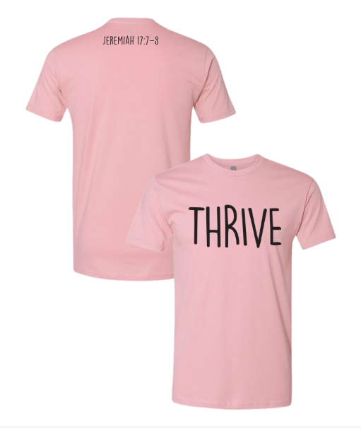Thrive - Next Level Desert Pink Tri-Blend Tee
