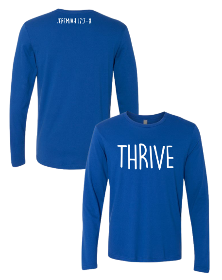 Thrive - Next Level Royal Long Sleeve Tee