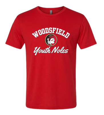 Youth Noles Cheer - Next Level Red Tee Shirt