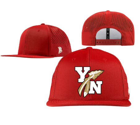 2025 Youth Noles Football - Branded Bills Red 585 Performance Hat - 3D Embroidered v2