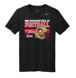 2025 Youth Noles Football - Nike Black Dri-Fit T-Shirt