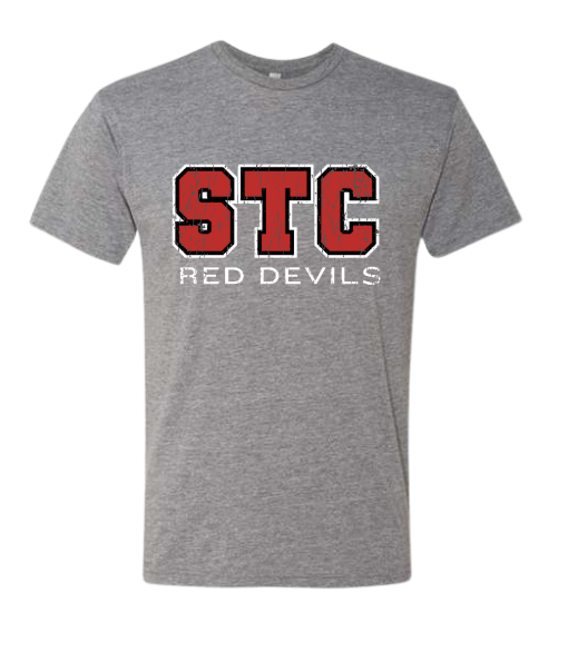 STC Swag Shop - Next Level Grey Tri-Blend Tee - Vintage STC