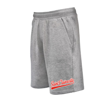 STC Swag Shop - Pennant Grey Youth Fleece Shorts w/ Pockets - Devils Ribbon