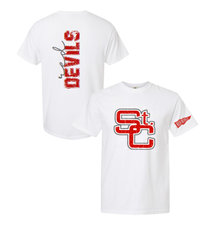 STC Swag Shop - Comfort Colors White Garment-Dyed Heavyweight Tee - 2025 Season Shirt