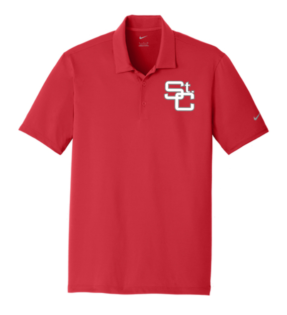 STC Swag Shop - Nike Red Dri-FIT Legacy Polo - Block STC Embroidered