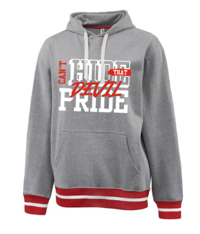 STC Youth Football - Pennant Grey/Red Stadium Hoodie