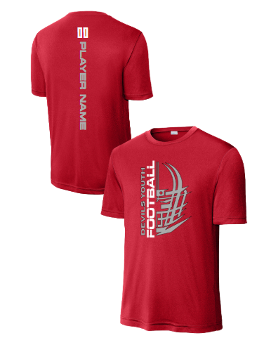 STC Youth Football - Sport-Tek Red Performance Tee