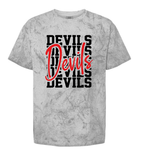 STC Youth Football - Comfort Colors Smoke Colorblast™ Heavyweight T-Shirt
