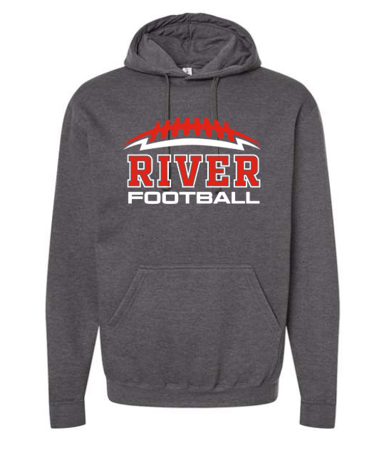 River Youth Football - Tultex Dark Grey Hoodie