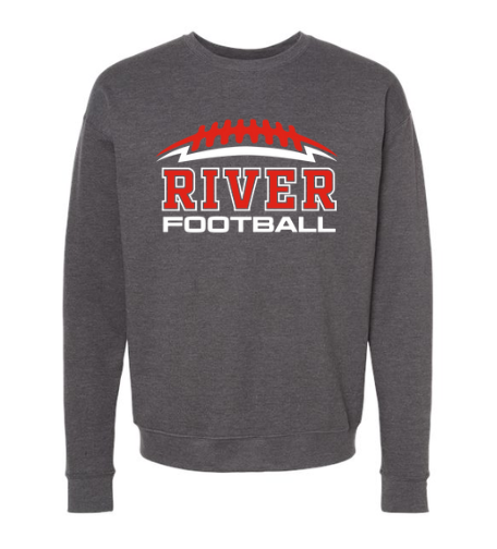 River Youth Football - Tultex Dark Grey Crew