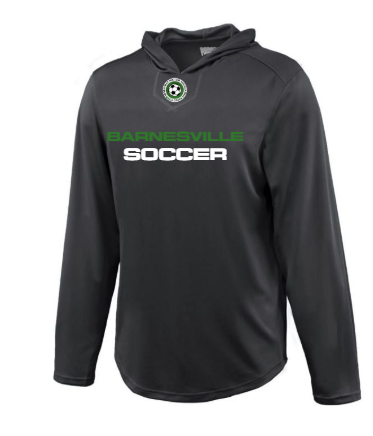 Barnesville Soccer - Pennant Black Ace Warmup Hoodie