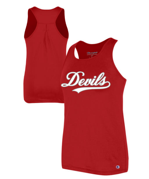 STC Youth Football - Champion Womens Red Power Tank
