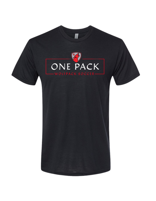 Wolfpack Soccer - Next Level Black CVC (Blend) Tee