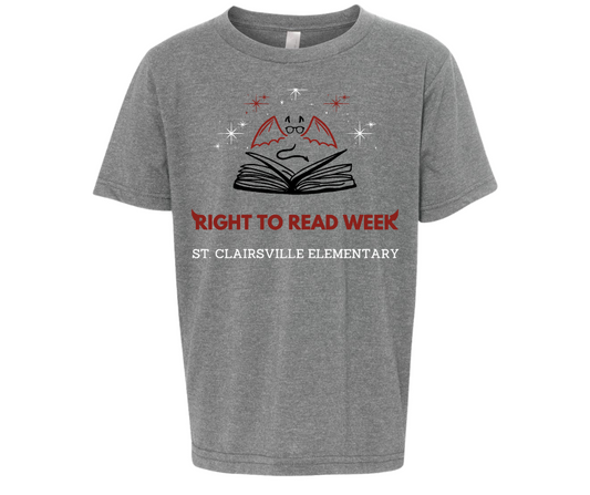 STC - Triblend T-Shirt - Grey - Right To Read Week