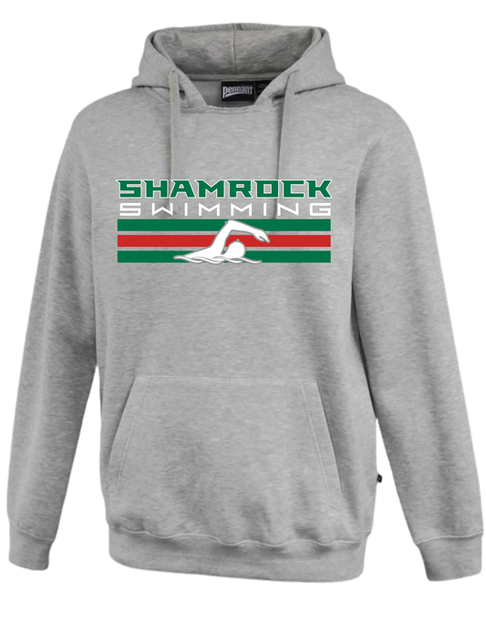 Barnesvillle Swim- Pennant Grey Rugger Hoodie