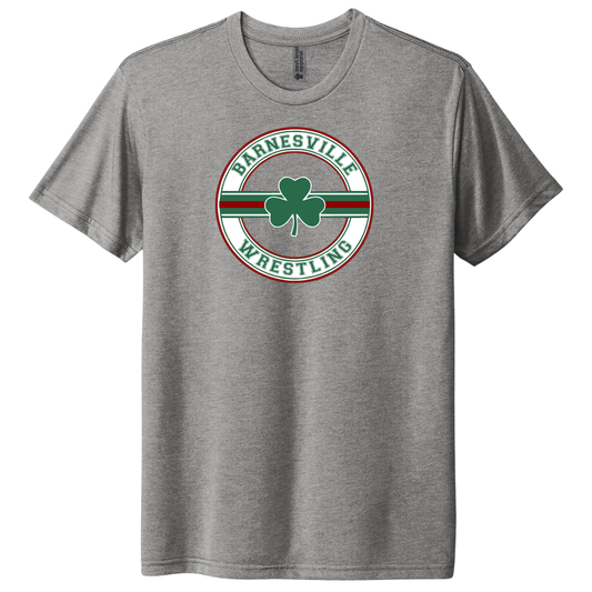 Barnesville Wrestling - Next Level Grey Tri-Blend Tee