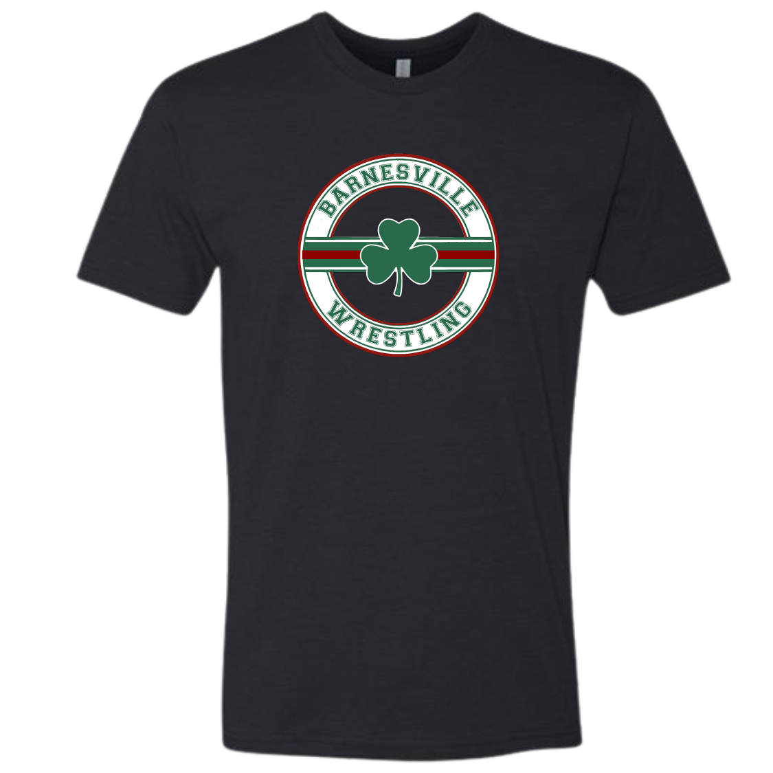 Barnesville Wrestling - Next Level Black CVC (Blend) Tee