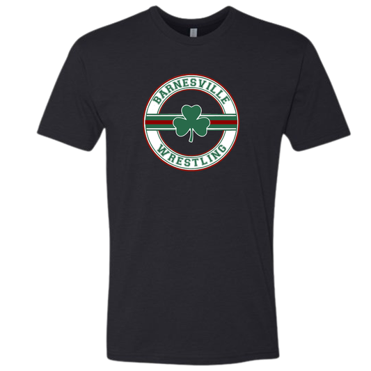 Barnesville Wrestling - Next Level Black CVC (Blend) Tee