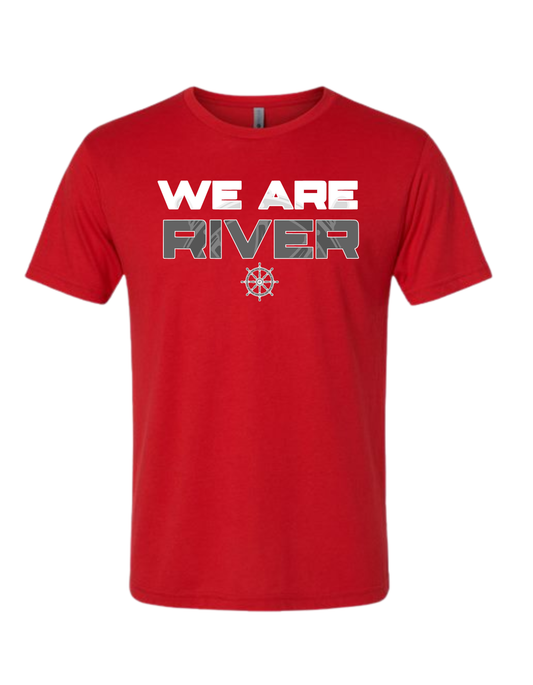 River Wrestling - Next Level Tri-Blend Red Tee v7