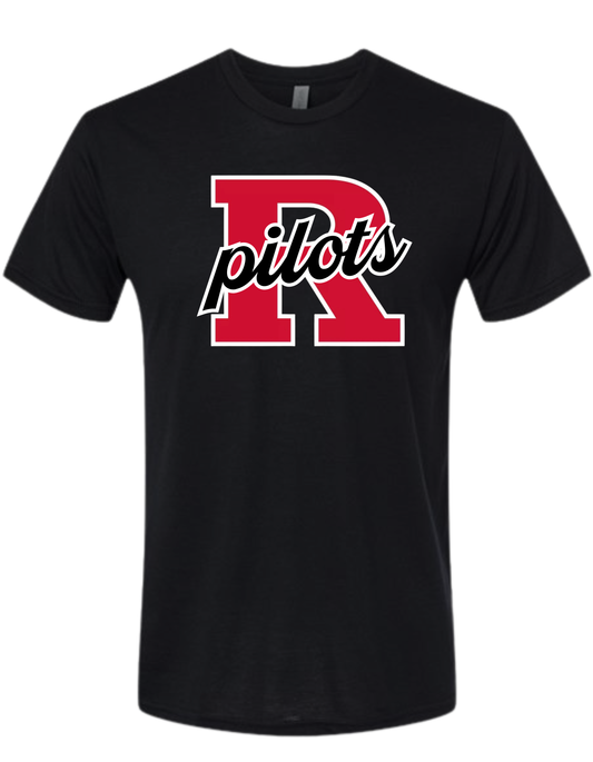 River Wrestling - Next Level Black CVC (Blend) Tee v3