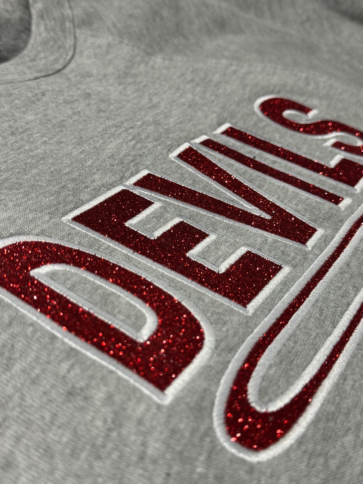 STC - Crewneck Sweatshirt - Devils Glitter Applique