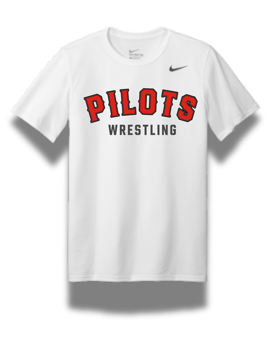 River Wrestling - Nike Dri-Fit White Tee