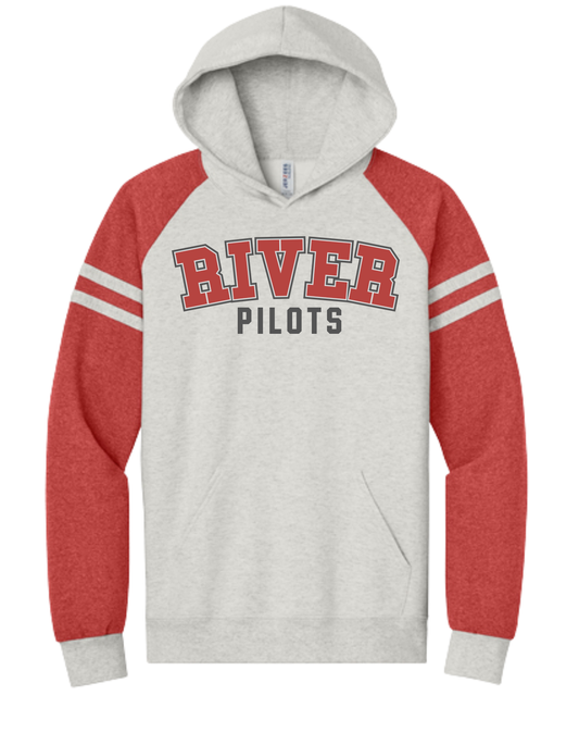 River Wrestling - Jerzees Varsity Colorblock Hooded Sweatshirt