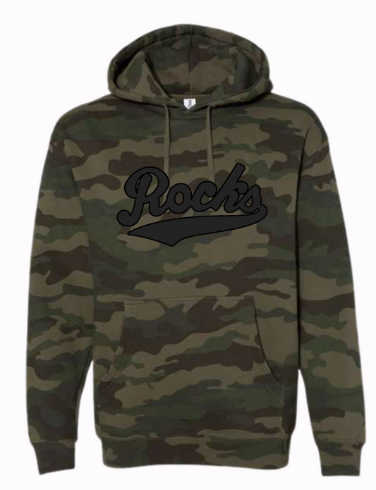 Barnesville HS Basketball - Port & Co Black Camo Embroidered 3D Embroidery