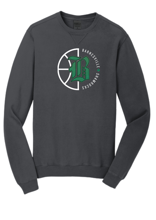 Barnesville HS Basketball - Pigment Washed Crewneck
