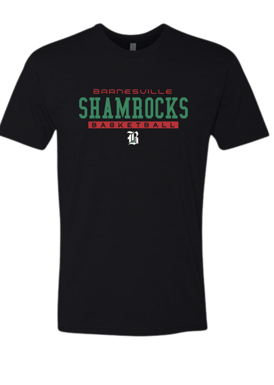 Barnesville HS Basketball - Next Level Black CVC (Blend) Tee