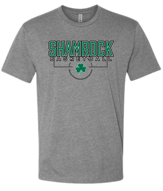 Barnesville HS Basketball - Next Level Grey Tri-Blend Tee