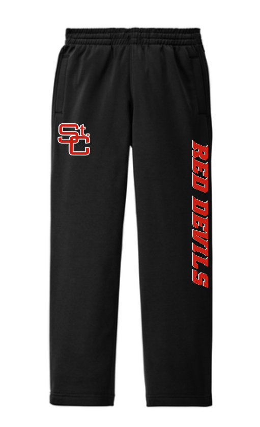 STC - Open Bottom Fleece Sweatpants - Red Devils