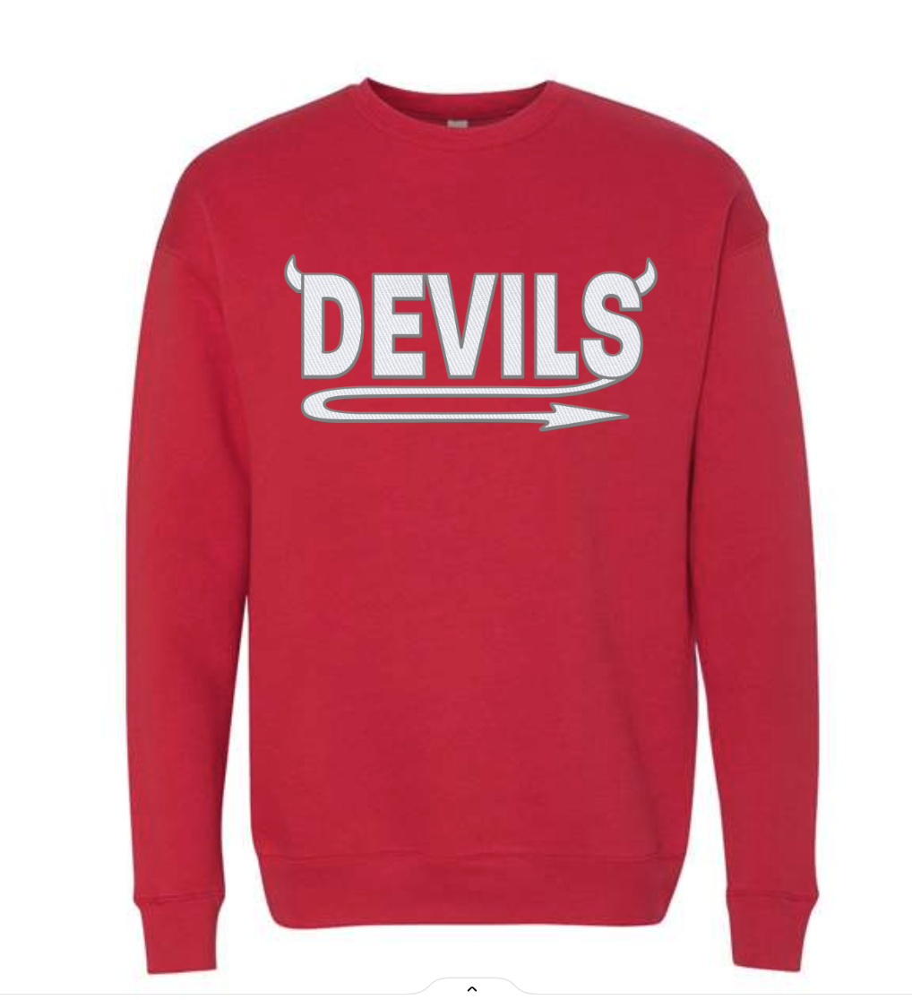 STC - Crewneck Sweatshirt - Devils Twill Applique