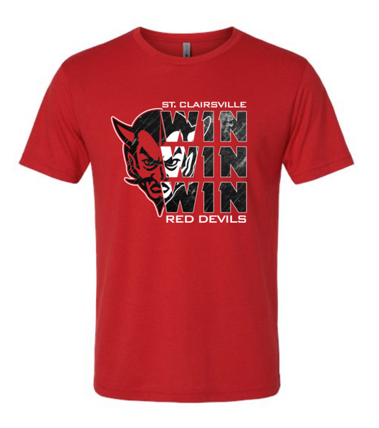 STC - Triblend T-Shirt - Red - Devils W1N