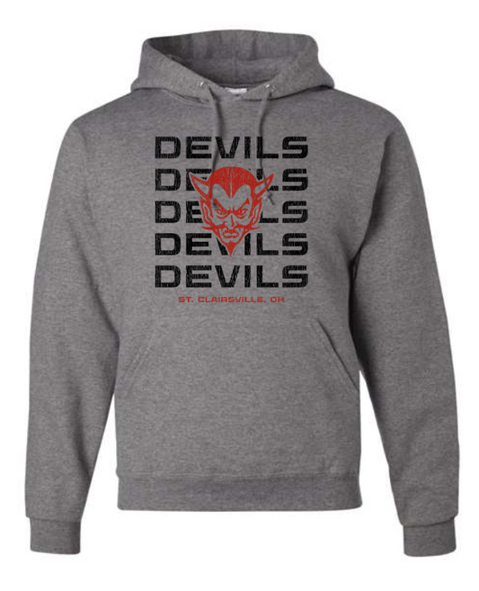 STC - Hoodie - Grey - Devils Vintage