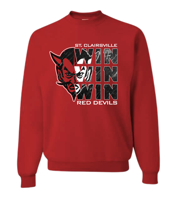 STC - Crewneck Sweatshirt - Red - Devils W1N