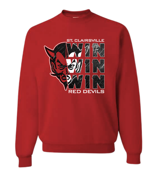 STC - Crewneck Sweatshirt - Red - Devils W1N