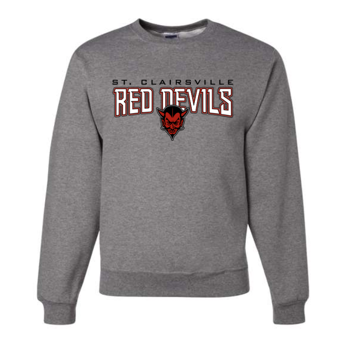 STC - Crewneck Sweatshirt - Grey - Red Devils Classic