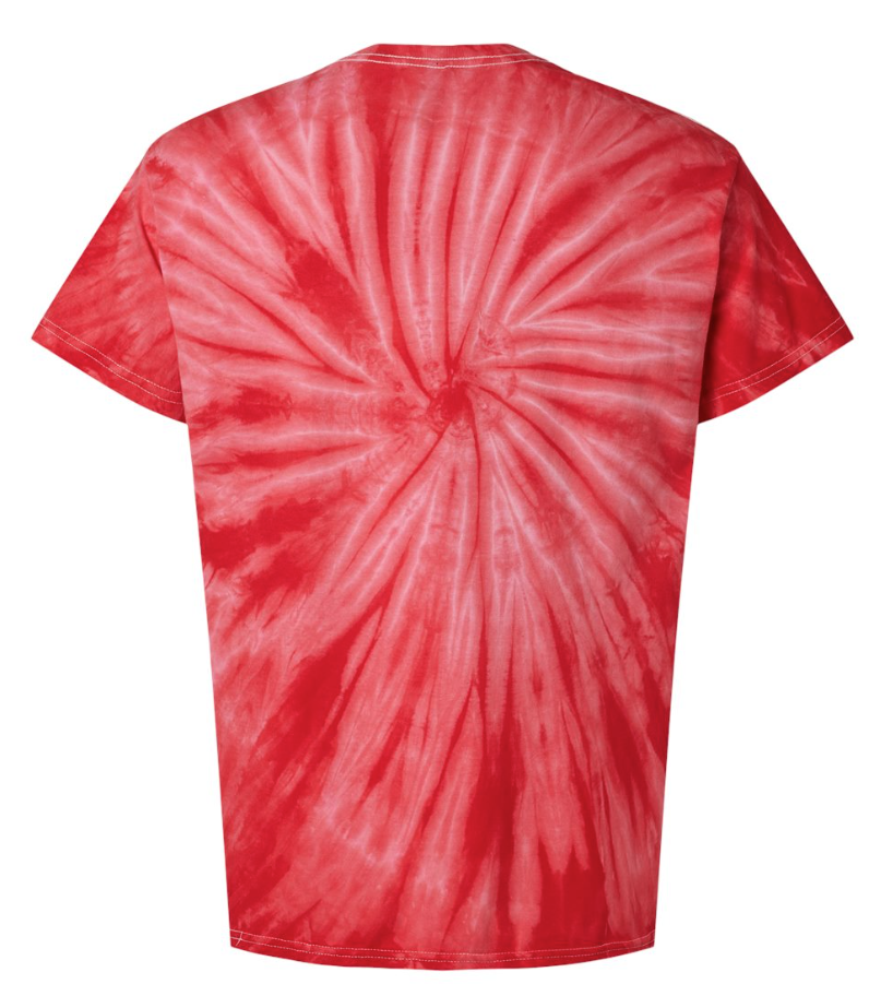 STC - Tie-Dyed T-Shirt - Red Pinwheel - Red Devils