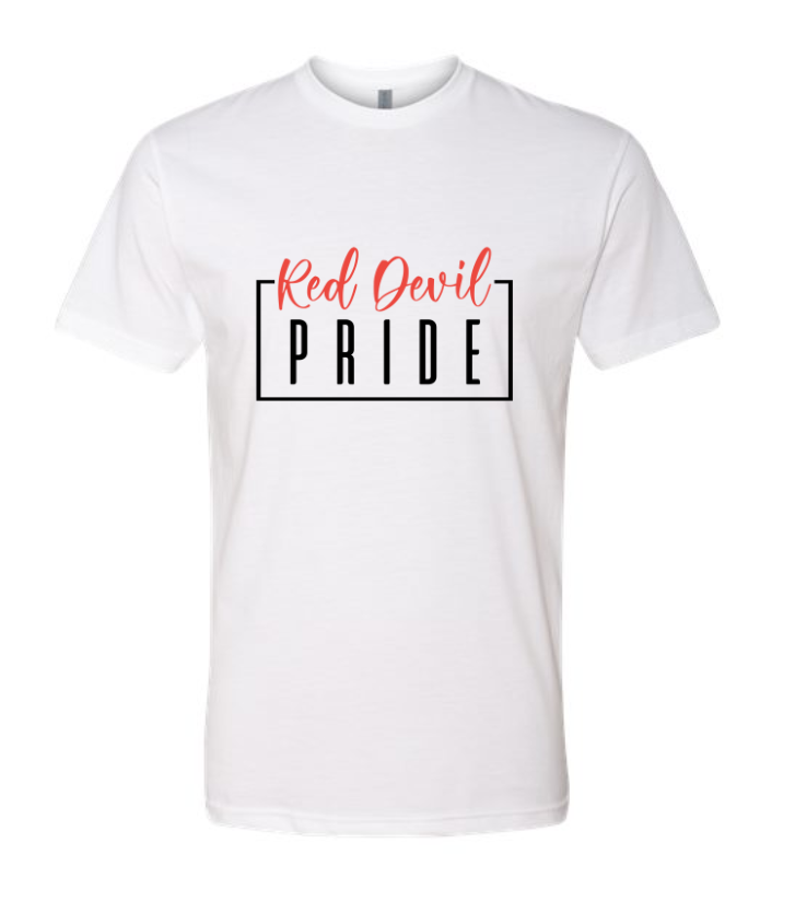 STC - Triblend T-Shirt - White - Red Devils Pride