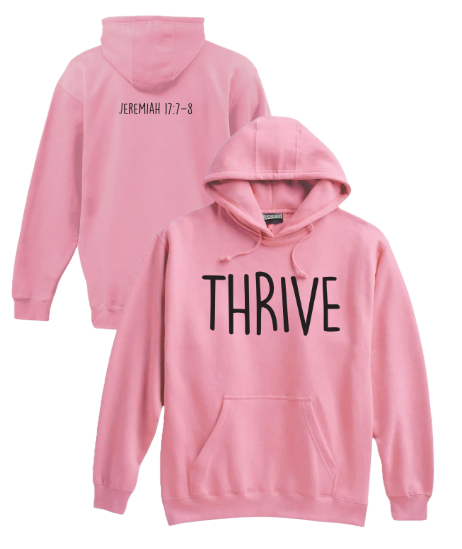 Thrive - Pennant Pink Heavyweight Hoodie