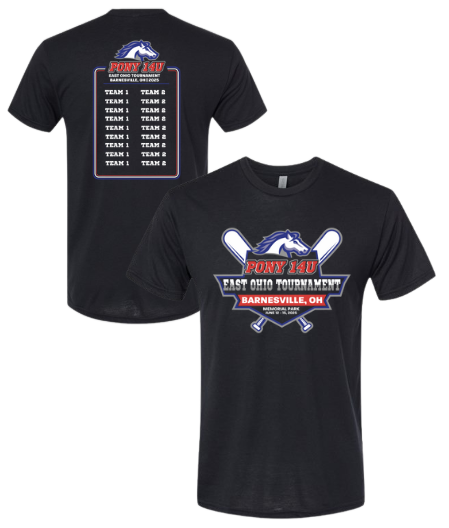 Pony Tournament League - Tee Shirt (Black)