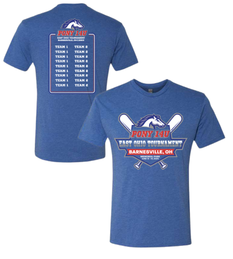 Pony Tournament League - Tee Shirt (Blue)