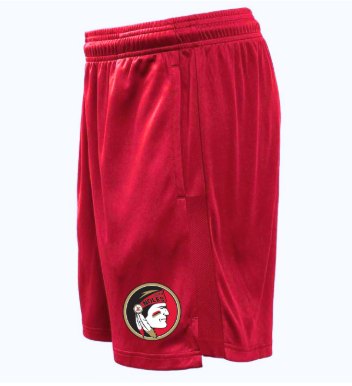 2025 Youth Noles Football - Pennant Black Revel Shorts w/ Pockets