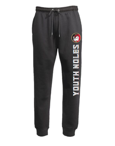 2025 Youth Noles Football - Pennant Black Performance Joggers